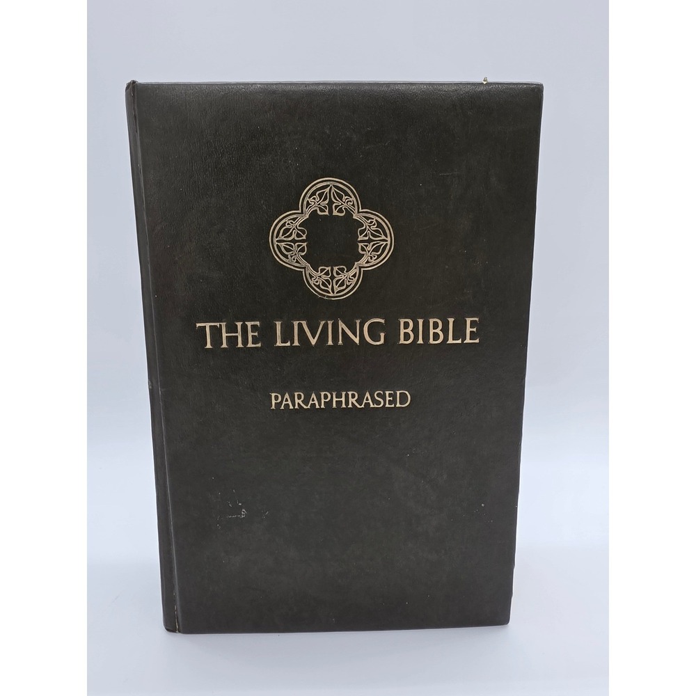 Vintage Green Padded Cover Holy Bible Vintage 1971 Tyndale Reference Edition
